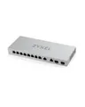 Produktbild: ZyXEL XGS1210-12 V2 Switch managed 8 x 10/100/1000 + 2 x 100/1000/2.5G + 2 x 1 Gigabit/10 Gigabit SFP+ Uplink Desktop wandmontierbar (XGS1210-12-ZZ0102F)