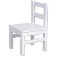 Produktbild: Betten-ABC Bubema Kinderstuhl Kinderzimmer-Stuhl aus massiver Kernbuche Weiß lackiert, extra stabil