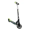 Produktbild: Muuwmi Aluminium Scooter Neon - 180 mm Räder - ABEC 5 Lager - Höhenverstellbarer Lenker - Geeignet für Kinder - GS-Zertifiziert - Bis zu 100 kg - mit Leuchtrollen - Tretroller in grün-schwarz