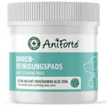 Produktbild: AniForte Ohren Reinigungspads für Hunde & Katzen 100 Stück – Besonders weiche & milde Reinigungstücher für die Ohrenhygiene, sanfter Ohrenreiniger zur Pflege & Reinigung