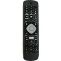 Produktbild: Ersatz Fernbedienung für Philips TV 55PUS6272/12 | 55PUS6401 | 55PUS6401/12 | Fernseher Remote Control - Schwarz