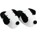 Produktbild: The Peanuts Snoopy 3D Hausschuhe mit Wackelohren für Damen und Herren - Uni Puschen Schlappen Slipper Pantoffeln Weiß Schwarz 35-37 - Weiß - 35 - 37