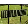 Produktbild: Aluregal abklappbar Schwarz 120 cm x 30 cm