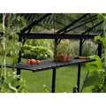 Produktbild: Vitavia, abklappbares Alu-Pflanzregal für Gewächshäuser, schwarz, 120 x 29 cm