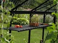 Produktbild: Vitavia Gewächshaus-Wandregal aus Aluminium, klappbar in versch. Farben schwarz