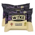 Produktbild: Food-United CHEDDARKÄSE WEIß 2x200g Stück extra reif mature cheddar WYKE
