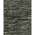 Produktbild: Edem Küchentapete 1003-34 Tapete Steintapete Naturstein hochwaschbar schwarz grau, strukturiert, glänzend, naturalistisch, Stein-Optik, (1 Rolle, 5,33 qm), Vinyltapete auf Papierbasis, schwarz, anthrazit, grau grau 0.53 m x 10.05 m
