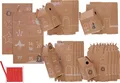 Produktbild: FOLIA Adventskalender-Set Lebkuchenhaus 49 Teile Weihnachten Weihnachtskalender