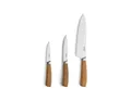 Produktbild: Kuppels Messer-Set WOOD (3-tlg), scharf und langlebig