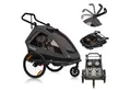 Produktbild: lionelo Fahrradkinderanhänger CAMA, 2in1 / SIQ / All-round-safety/ Head+/UPF 50+/60l Kofferraum