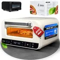 Produktbild: Elektrischer Pizzaofen – Starker Elektro-Ofen für neapolitanische Pizza | Backofen, Pizzaofen, elektrisch, Electric Oven | Über 400 Grad FusionHeat-Tech | Genieße Steinofen-Geschmack Zuhause | GIU