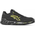 Produktbild: U-Power MATT s ESD, Unisex, Erwachsener, Sicherheits-Sneakers, Schwarz, Gelb, Textil, Aluminium - Schwarz - 43