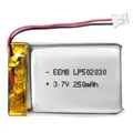 Produktbild: EEMB Lithium Polymer Akku 3,7 V 250mAh 502030 Wiederaufladbarer Lipo-Akku mit JST-Anschluss für VXI Blue Parrott – bestätigen Sie die Polarität des Geräts und des Anschlusses vor dem Kauf(1)