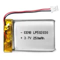Produktbild: Lithium Polymer Akku 37 V 250mAh 502030 Wiederaufladbarer Lipo-Akku mit JST-A...
