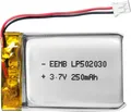 Produktbild: EEMB Lithium Polymer Akku 3,7 V 250mAh 502030 Wiederaufladbarer Lipo-Akku mit