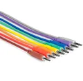 Produktbild: Hosa Audio Hosa CMM-890 Patchkabel Set 90cm 3,5mm Klinke Audio-Kabel, 3.5mm Miniklinke, (90 cm), 8 Kabel in verschiedenen Farben