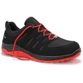 Produktbild: ELTEN Sicherheitsschuhe MADDOX Black Red Low S3 sportlich verschiedene Größen 39 - Schwarz - 39