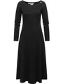 Produktbild: Ragwear Damen Jersey Shirtkleid Langarm Sweatkleid Winterkleid Appero Long Black Gr. S