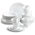 Produktbild: KAHLA Update Kombiservice 30tlg. weiß | weißes Geschirrset für 6 Personen