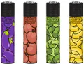 Produktbild: Clipper Feuerzeug 4er Set Veggie Pattern