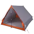 Produktbild: vidaXL Campingzelt A-Form 2 Personen, Wurfzelt mit Steckverbindungssystem, Trekkingzelt mit Reißverschluss, Zelt, Grau 185T Polyester