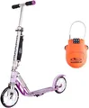 Produktbild: Hudora Cityroller BigWheel® 205, Scooter inklusive Kabelschloss, höhenverstellbarer & zusammenklappbarer Tret-Roller