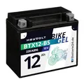 Produktbild: Batterie24.de HeyVolt GEL Motorradbatterie 12V 12Ah 51012 BTX12-BS YTX12-BS CTX12-BS GTX12-BS GEL12-12-BS