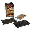Produktbild: Tefal XA8007 Snack Collection Platte Feingebäck/Bricelets Nummer 7 | passend für Tefal SW85XX Snack Collection | Inklusive Rezeptbuch |praktische Aufbewahrungs-Box | Schwarz