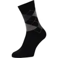 Produktbild: Burlington Socken mit Label-Detail Modell 'WHITBY' in Black, Größe 36-41