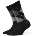Produktbild: Burlington Damen Socken WHITBY - Kurzstrumpf, Rautenmuster, Onesize, 36-41 Schwarz