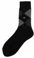 Produktbild: Burlington Damen Whitby Argyle Acryl Socken - Schwarz