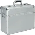 Produktbild: Alumaxx Pilotenkoffer 47 cm - Aluminium, Silber - Heavy-Duty-Griff, Zahlenkombinationsschlösser, Wasserdicht
