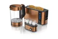 Produktbild: Arendo Frühstücks-Set (3-tlg), Wasserkocher 1,7l / 2-Scheiben Toaster / Eierkocher, Edelstahl, Kupfer