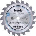 Produktbild: kwb Kreissägeblatt HM Mittel Ø 156x12,75 Z20 (584157)