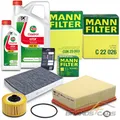 Produktbild: MANN-FILTER INSPEKTIONSPAKET SET A + ÖL FÜR RENAULT MEGANE 4 KANGOO 3 1.0 - 1.3