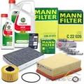 Produktbild: MANN-FILTER INSPEKTIONSPAKET C + ÖL FÜR RENAULT MEGANE 4 SCÉNIC 4 1.3 TCE