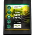 Produktbild: Moorland Unkrautvlies Gardur Schwarz 200cm, 1000
