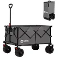Produktbild: Sekey Bollerwagen XXL Plus FW20, faltbar, 200kg Traglast, 92 x 57 x 101cm (L/B/H), grau