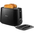 Produktbild: Philips | Daily collection toaster | HD2582/90 | Power 900 W | Number of slots 2 | Housing material Plastic | Black - Schwarz