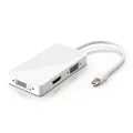 Produktbild: CSL 3in1 Mini Display Port zu HDMI + DVI + VGA Adapter / Konverter für PC & MAC