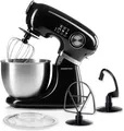 Produktbild: Küchenmaschine Teig Rühr Knet Maschine schwarz 5L Edelstahl Schüssel 12Stufen /1