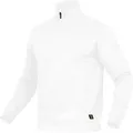 Produktbild: Leibwächter Flex-Line Arbeits Troyer Herren Arbeitspullover mit Reißverschluss – Weiß – Gr. L – Half Zip Pullover mit Stehkragen – Baumwolle/Polyester 290g/m²