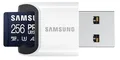 Produktbild: SAMSUNG MicroSDXC-Speicherkarte PRO Ultimate (2023) 256GB inkl. USB-Kartenleser