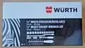 Produktbild: WÜRTH Steckschlüssel Set 1/4 Zoll 33tlg. 096511032 Ratschen Set Knarrenkasten