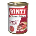 Produktbild: Rinti Kennerfleisch Ente 48x400g Nassfutter Sparpack 19,2kg getreidefrei