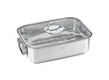 Produktbild: Rösle Bräter Elegance, Transparent, Metall, rechteckig, 28.3x17.9x40.3 cm, backofengeeignet,backofengeeignet, Kochen, Töpfe, Bräter