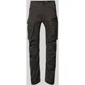 Produktbild: G-Star Raw Regular Tapered Fit Cargohose mit Reißverschlusstasche in Anthrazit, Größe 32/36