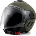 Produktbild: Blauer Motorradhelm Demi Jet DJ-01 Monocolor Jethelm