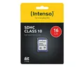 Produktbild: Intenso Intenso Class10 Speicherkarte (16 GB, Schreib-/Lesegeschwindigkeit: 12 / 20 MB/Sek)