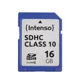 Produktbild: Intenso SDHC 16GB Class 10 Speicherkarte blau Compact Flash extern Datenspeicher